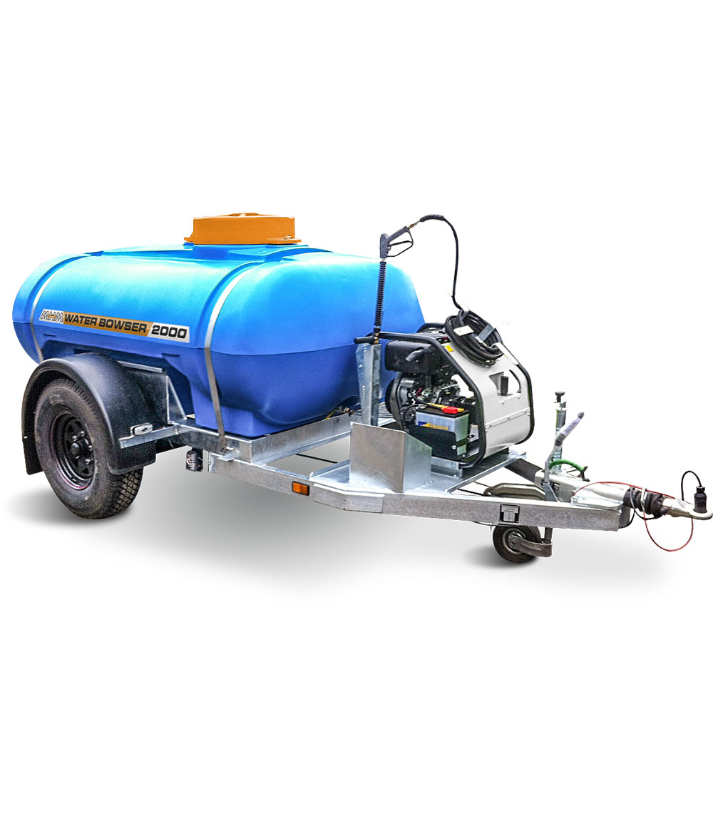Road-tow Pressure washer bowser 2000-D