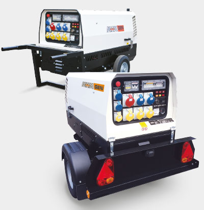 MG 15000 SSY-5-MV Ready to Rent Petrol Generator