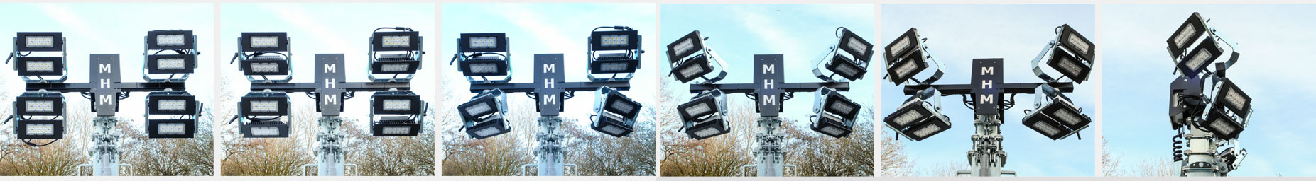 DT-9 (LED-8) Multi position lighting head