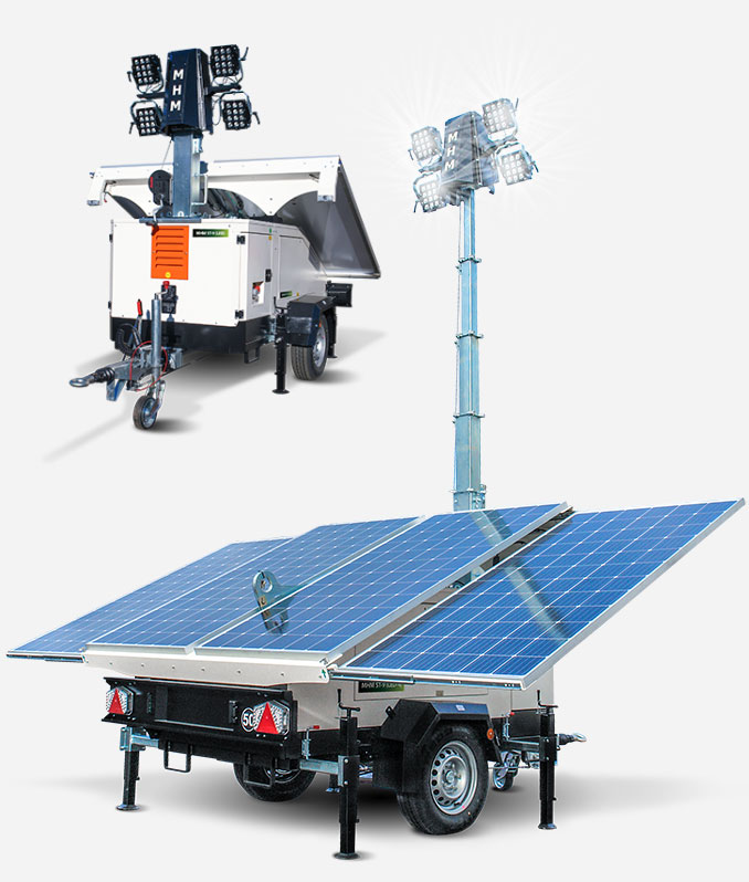 Ready to rent petrol diesel Lighting towers