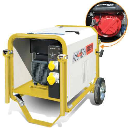 MG 3500 RT Railtrack Approved Generator