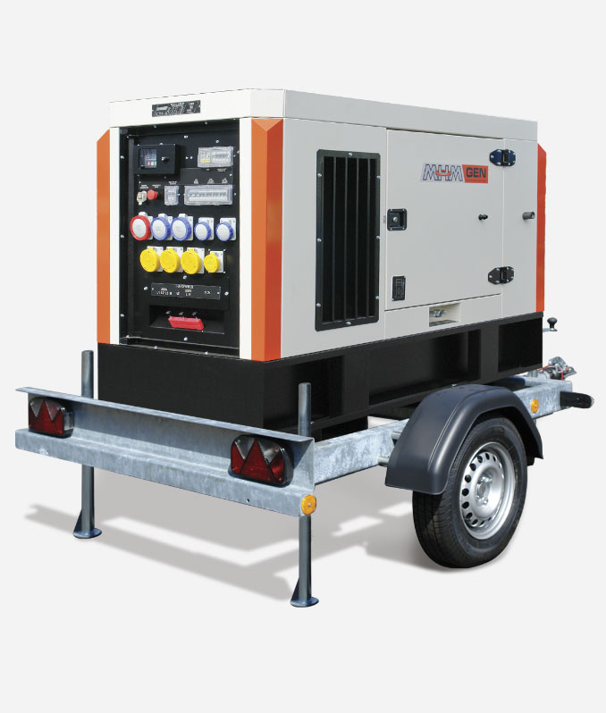 Ready to rent petrol diesel generators