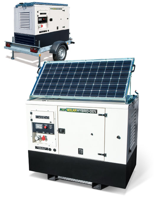 MG 20 SHG-5 Solar Hybrid Battery Diesel Generator