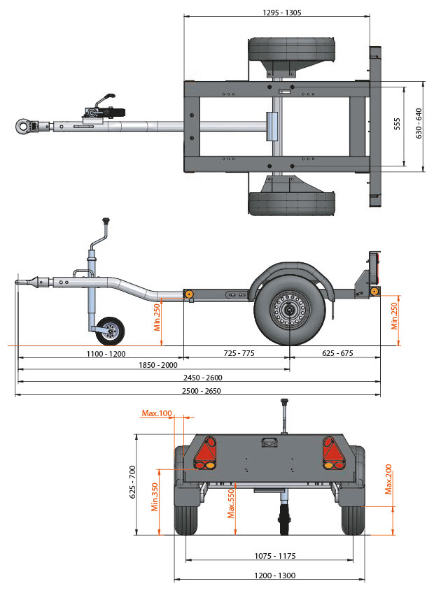 RT1 750kg diagram