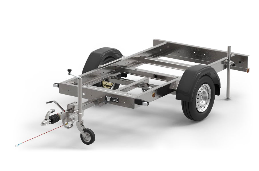 RT3 1300 single axle braked trailer