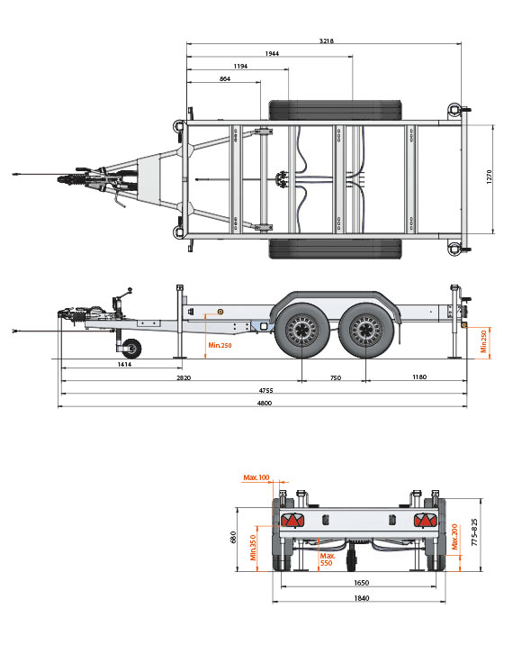 RT4 3500kg Diagram